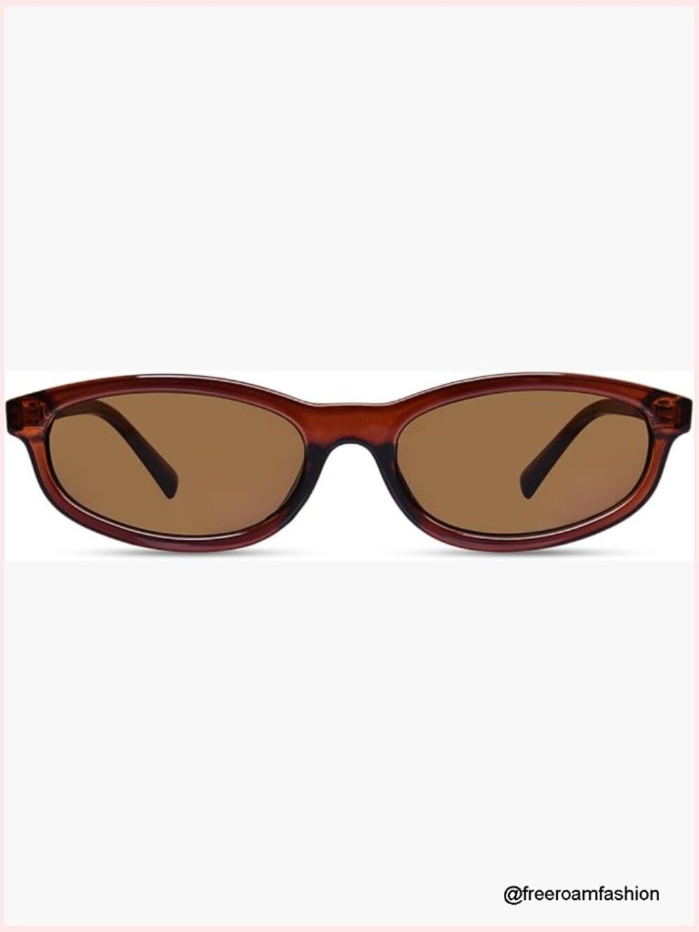 Narrow Square Cateye Sunglasses for Women, 90s Retro Lightweight UV400